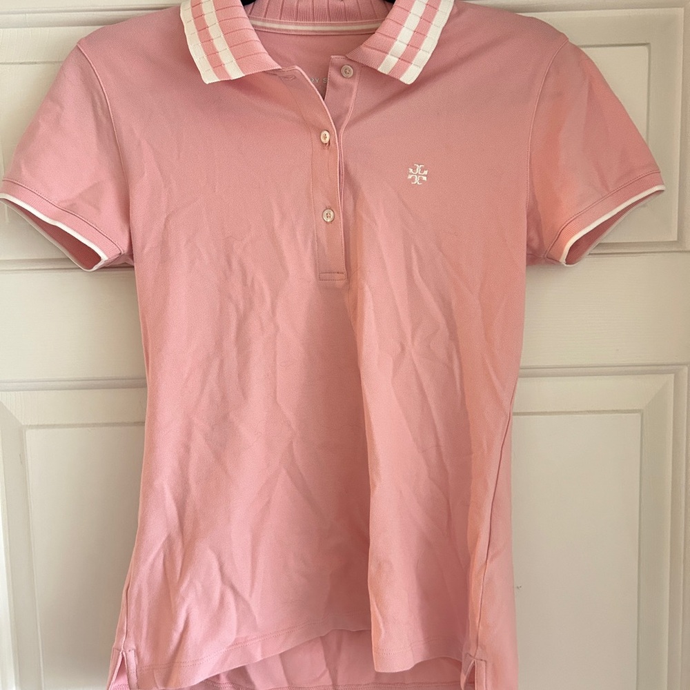 Tory Burch Tory Sport Pink Polo Shirt